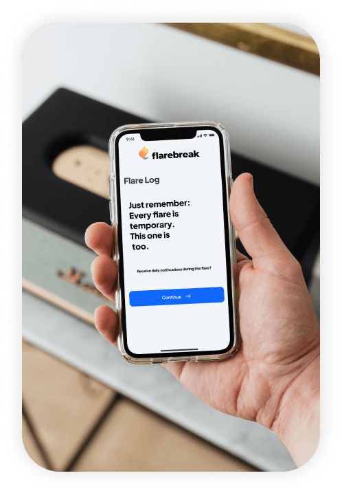 Flarebreak App interface